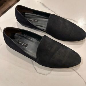 Paul Green Black Slip-On Loafer Flats